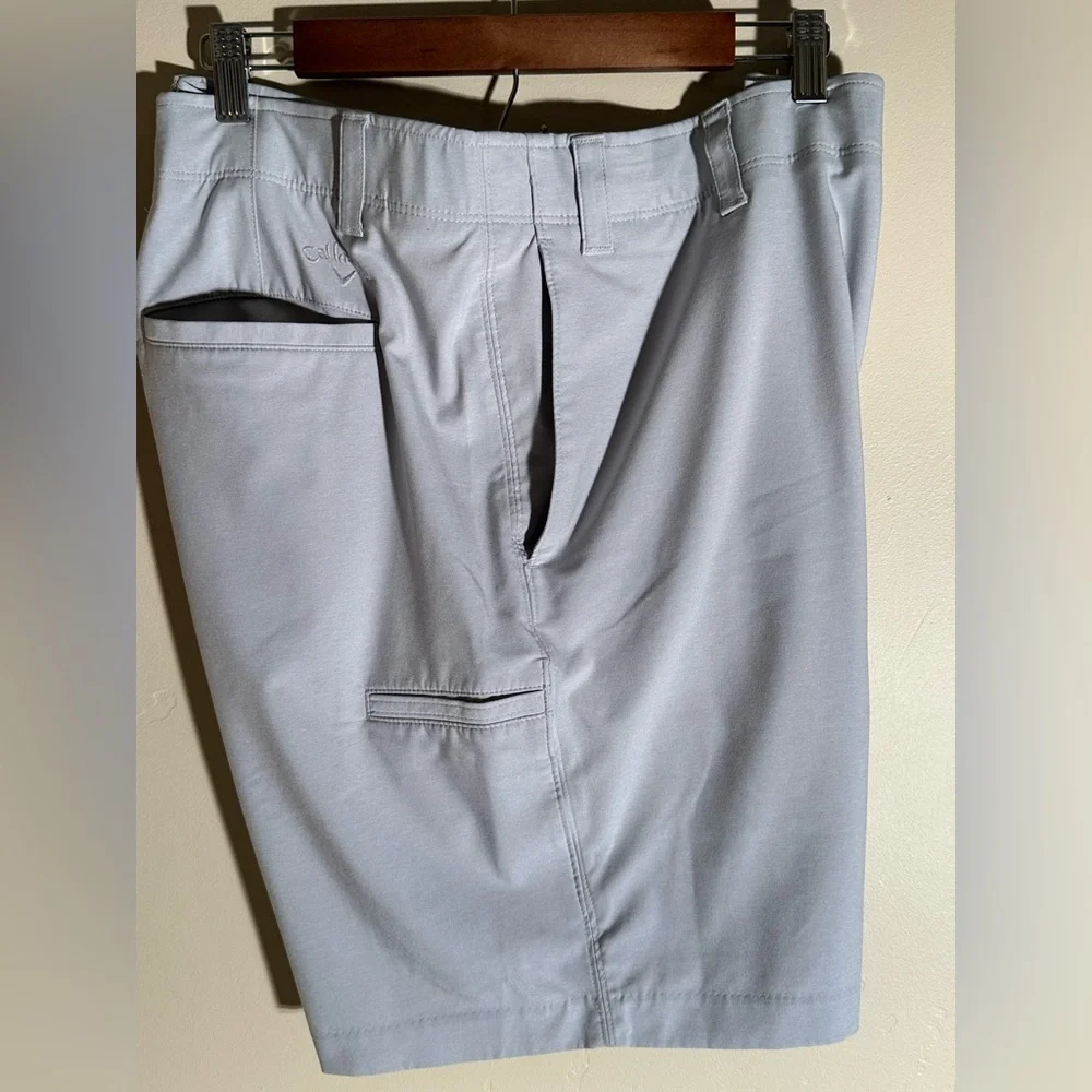 Callaway Men’s Light Gray Golf Shorts Size 40 9” Inseam Performance
